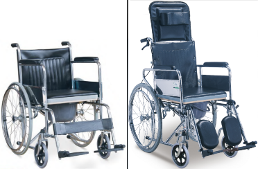 cadeira de rodas traseira